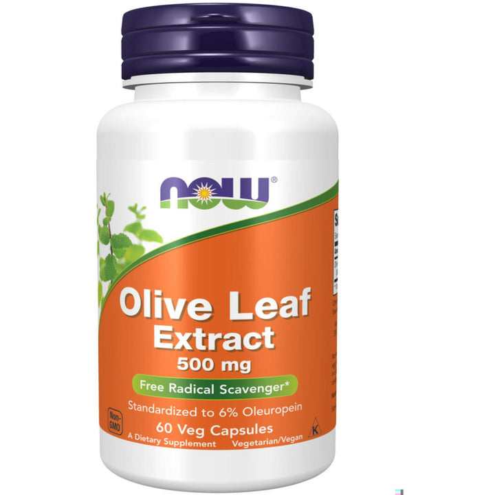 NOW Foods Olive Leaf Extract 500 mg Vegetarian - 60 Vcaps