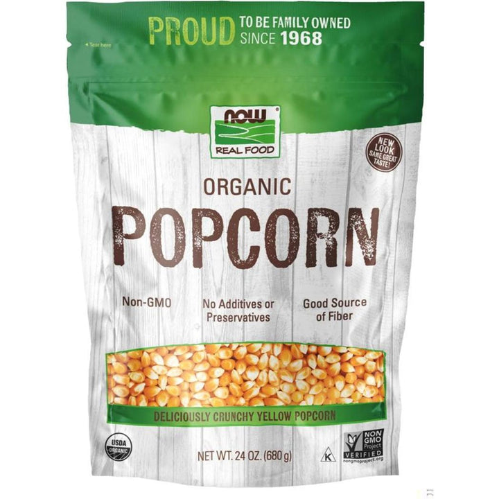NOW Foods Organic Popcorn 24 oz.