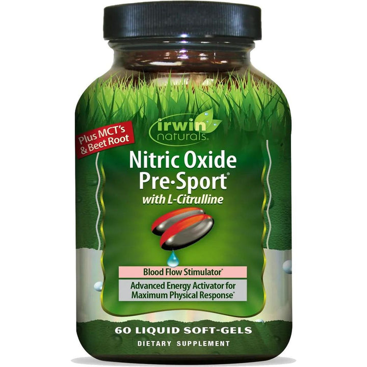 Irwin Naturals Nitric Oxide Pre-Sport 60 Liquid Soft-Gels